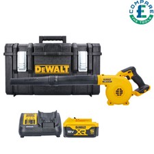 Dewalt DCV100 18V Compact Jobsite Blower +1 x 5Ah Batt, Charger & 1.0 DS300 Case