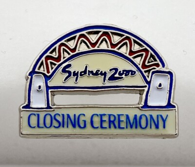 VERY RARE ''AUDIENCE CLOSING CEREMONIES'' 2000 SYDNEY OLYMPIC PIN / 2022
