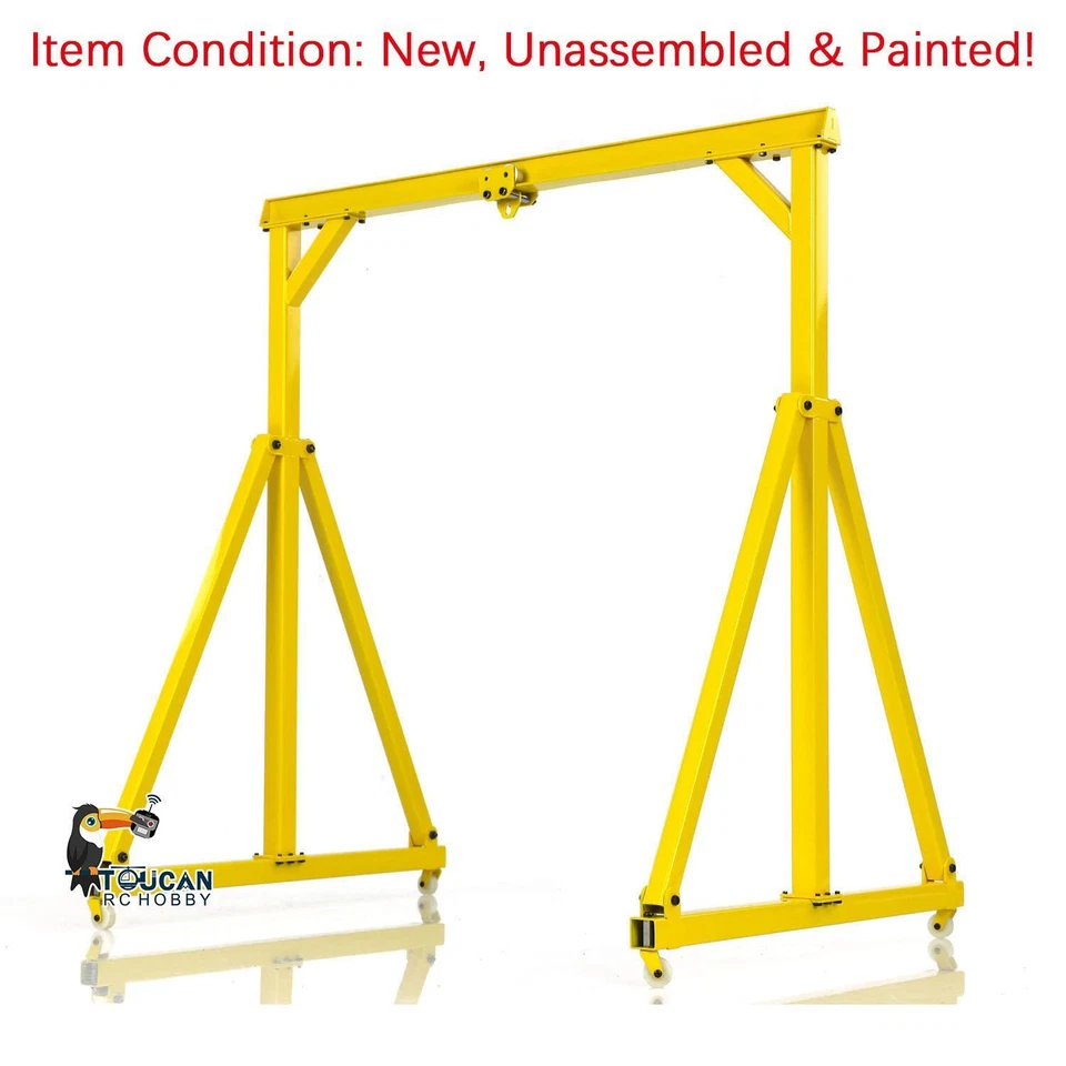 JDM Metal Gantry Crane Painted Unassembled Gantry Lifting Crane 1/10 Scale - Image 3 of 4
