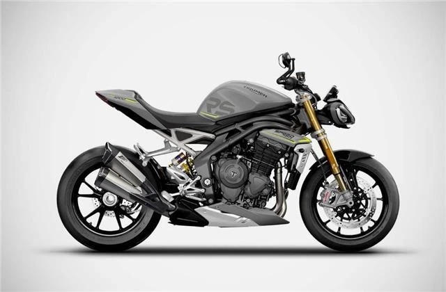 Zard Exhaust Slip On Road Legal Titanium Triumph Speed Triple 1200