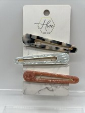 Hive and Co. Hair Clip Barrette Slide Embellished Pearl Rose Gold 3ctCOMBINESHIP