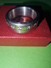 White Gold Diamond Puzzle  Ring Used