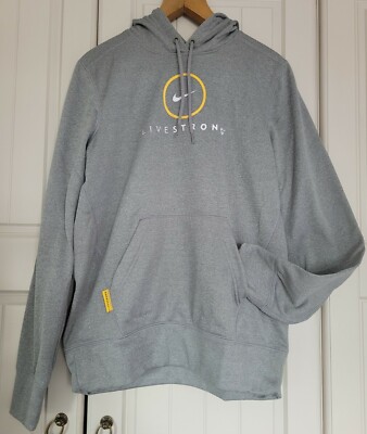 Nike Livestrong Damen Hoodie Locker Room Top 4111005-063 UK S M Thermafit (A19)