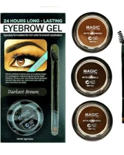 Eyebrow Gel+ Brush Waterproof And Smudge proof formula 24 hours, long lasting 2