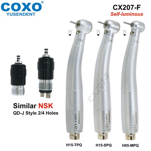 COXO Dental Handstück Fiber Optic High Speed Turbine LED Low Speed Winkelstück - Picture 12 of 216