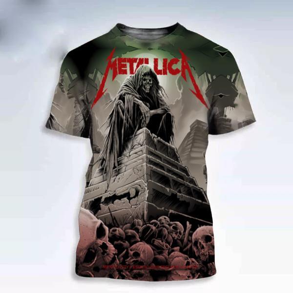 Metallica M72 World Tour 2024 In Mexico City At Estadio Seguro On 9 20 3D Shirt