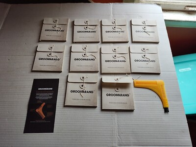Lot Of 10 Beard Styling & Shaping Template Comb Tool Groomarang NEW-