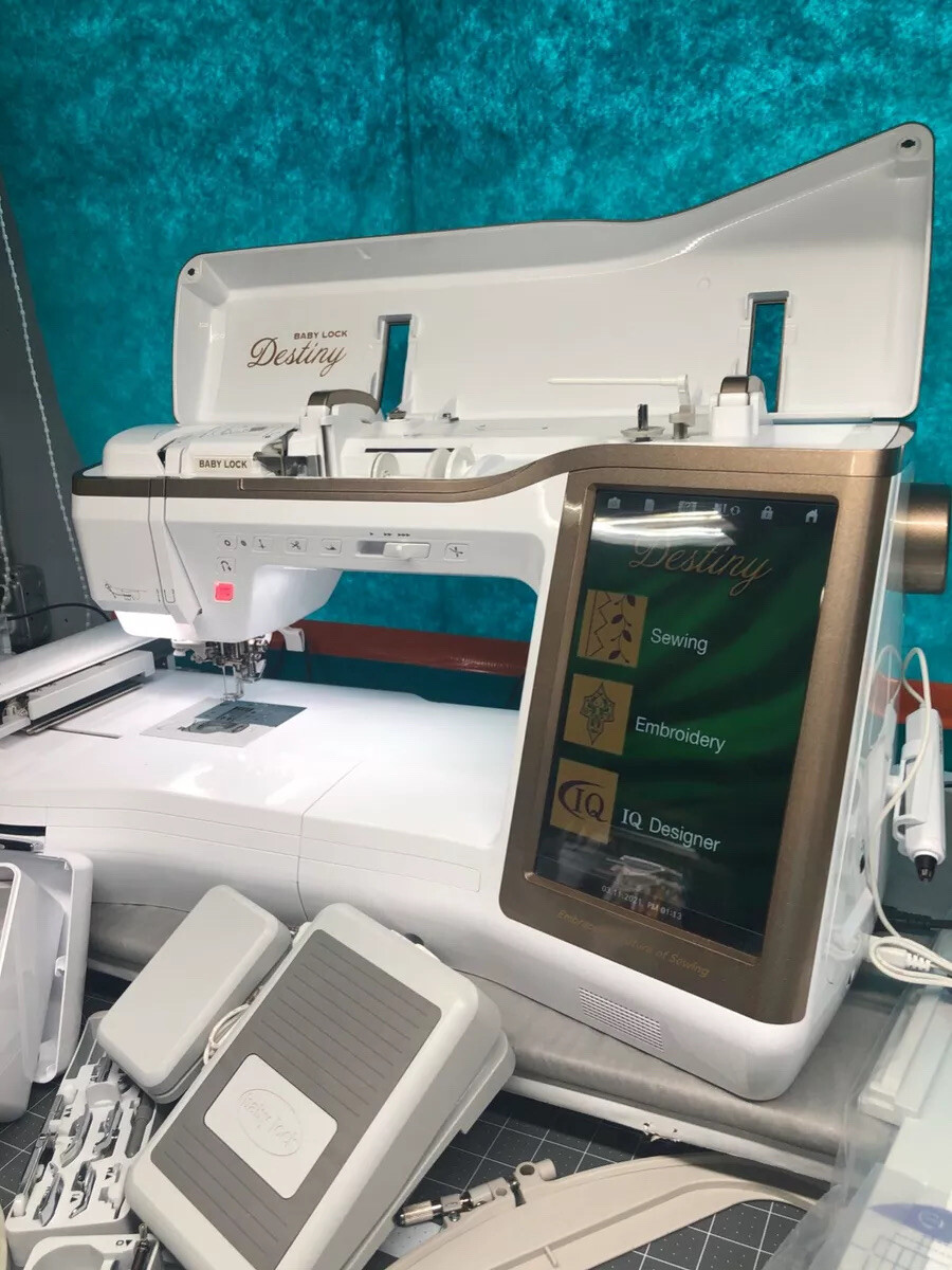 Babylock Destiny 2 Embroidery, Quilting and Sewing Machine. Gently used