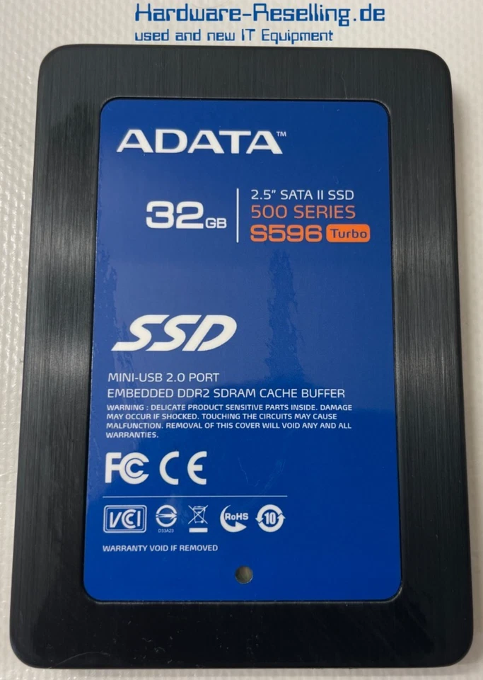 ADATA 32GB SSD 500 Series S596 Turbo SATA II 3G