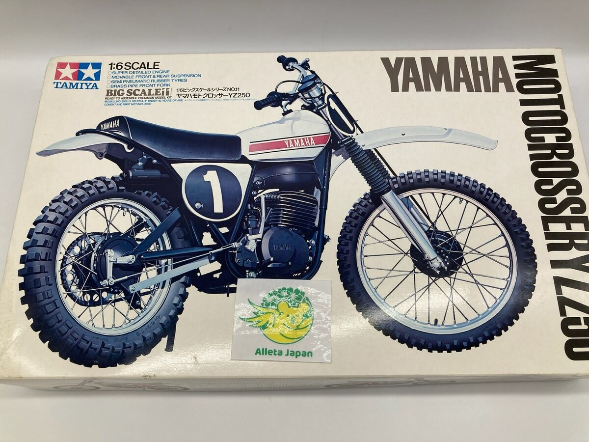TAMIYA 1/6 YAMAHA MOTOCROSSER YZ250 BIG SCALE SERIES NO.11 TAMIYA 1/6 YAMAHA MOTOCROSSER YZ250 BIG SCALE SERIES NO.11