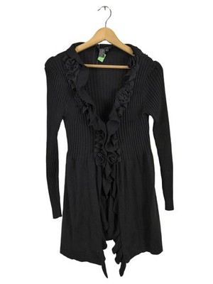 TRACY M Cardigan Damen Jacke Gr. DE 38 schwarz Casual-Look