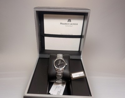 NEW Maurice Lacroix Miros MI1053-SS002-320 Stainless Steel Date Quartz 28MM