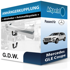 Für Mercedes GLE Coupe 03.2015-10.2019 G.D.W. Anhängerkupplung abnehmbar neu