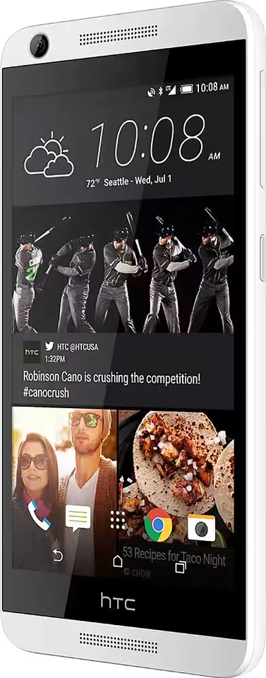 BoostMobile HTC Desire 626s 4G LTE 8GB 5" Android Phone w/8MP Camera - White New - Image 2 of 4