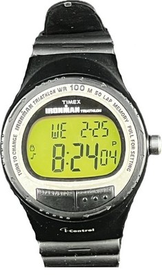Vintage Timex Ironman Triathlon i-Control 839HB 100M Digital Watch Works