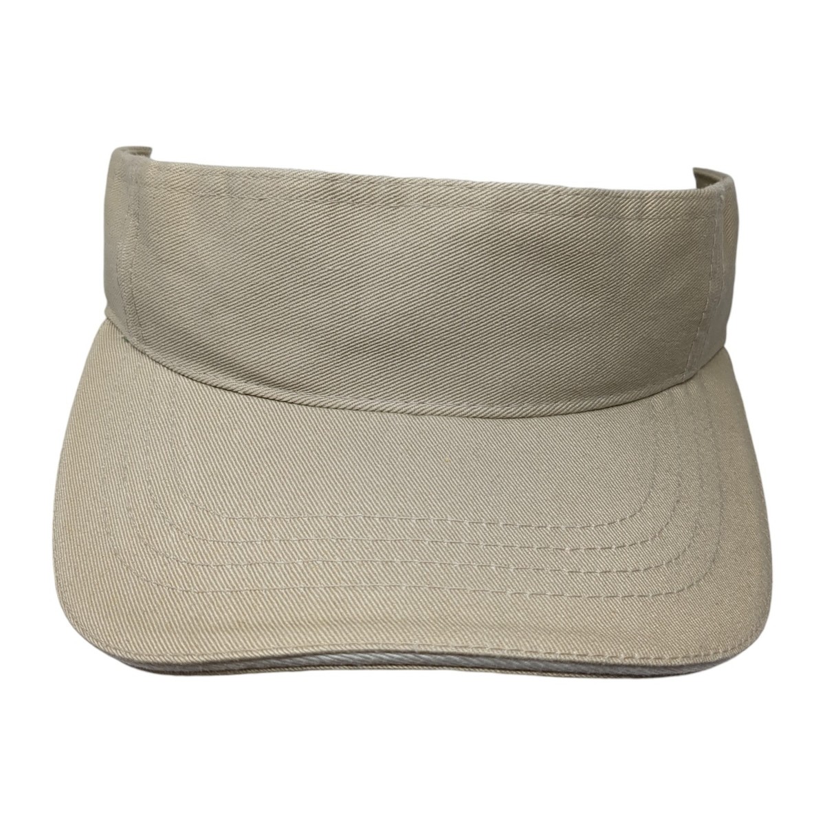 Unbranded Strapback Sun Visor Cap Brown One Size Adjustable 