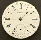 Antique 1900 Waltham Model 1899 610 Pocket Watch Movement Running Ticks 16s 7j
