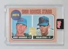 1998 Topps NOLAN RYAN Rookie Card Reprint #1 1968 Encased Gold Foil SP