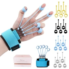 Finger Exerciser,4 Resistance Levels Finger Strengthener for Hand Therapy, Ro...