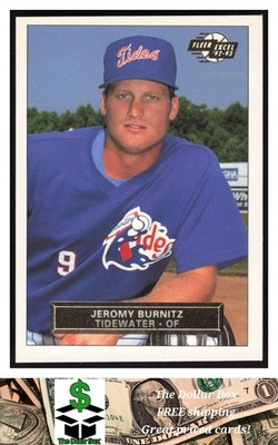 1992-93 Fleer Excel #69 Jeromy Burnitz RC - Tidewater Tides