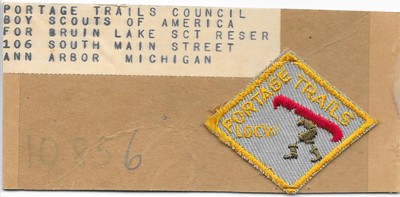 Sample Hat Diamond CP Patch Portage Trails Council Boy Scouts of America BSA CG