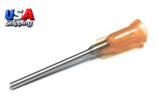 15 Ga 1 Inch Blunt Tip Dispensing Needle with Luer Lock, Precision Applicator 