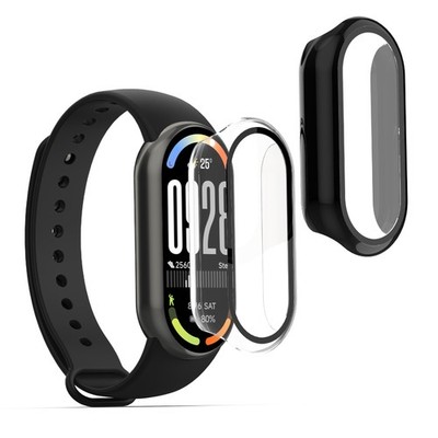 2x Glas Hülle für Xiaomi Mi Band 10 Smart Band 10 Schutzhülle