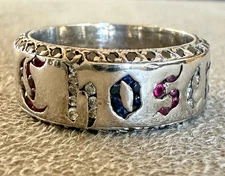 King Baby Studio Chosen Ring *1 OF 1*  Size 11.5  Diamonds Rubys Sapphires 