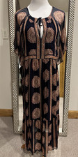 BA&SH NWT Bohemian Relaxed Multicolor MIdi Dress Brand Size 2 US 8 Retail $580