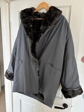 Cappotto pelliccia Enrico Coveri donna anni 80 vintage