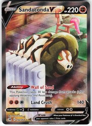 Sandaconda V (Alternate Full Art) 252/264 Fusion Strike