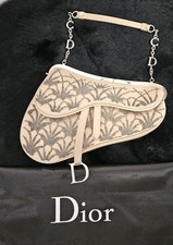 Dior Mini Saddle Bag Champagner Seide limitierte Edition