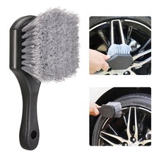 Tire Brush Wheel Cleaner Brush,Soft Bristle Cleaning Brush,Car 1 PCS, Gray