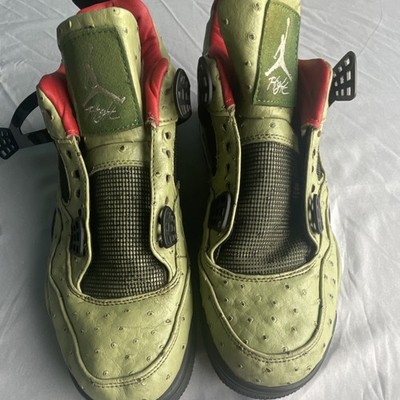 Jordan Air Jordan 4 Cactus Jack Green Black Red Men's Sports Retro Sneaker