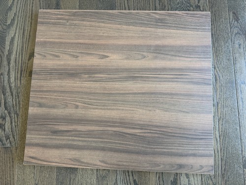 (SEE PHOTOS) IKEA EKBACKEN BROWN WALNUT EFFECT CUT SECTION LAMINATE COUNTERTOP