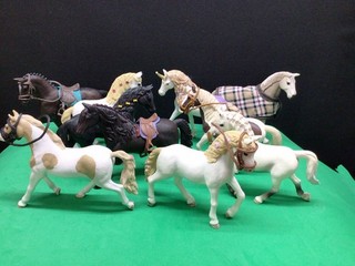 Large Bundle Of Schleich Horse Figurines And Riders