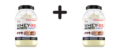 2 x Genius Nutrition Whey-X5 (2000g) Choco-Peanut Crunch (42,50 EUR/kg)