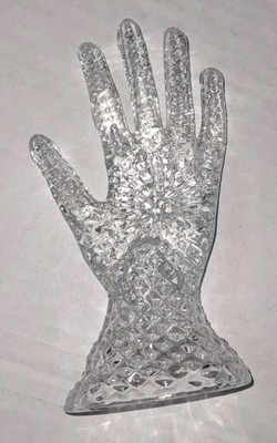 Vintage 1990's Chadwick Miller Inc Crystal Hand Home Decor Ring Holder Jewelry