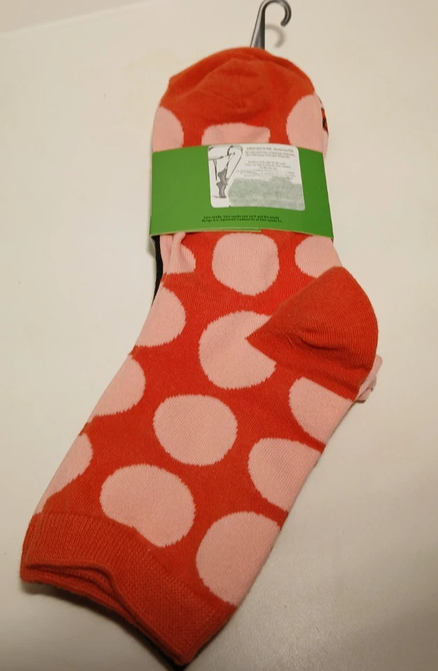 Kate Spade New York Shortie Crew Socks Pink 3 Pair One Size New - Image 3 of 4