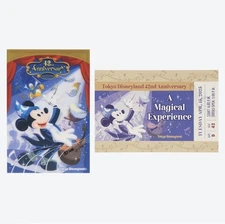 Tokyo Disney Resort 42nd Anniversary 2 Postcard Set Japan Mickey's Philhar Magic