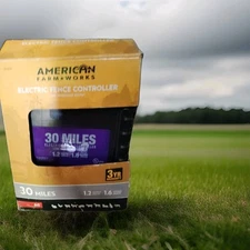 American Farm Works Electric Fence Low Impedance Output 30 Miles. AC 1.2 Joules 