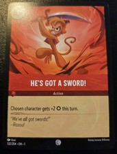 He's Got A Sword! 132/204 Common The First Chapter Disney Lorcana TCG
