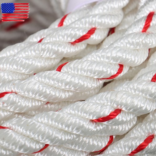 1/2 inch x 120 feet Arborist Bull Rope Tree Hoist Rigging Line Polyester Rope - Picture 10 of 10