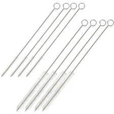 8-Pack Straw Cleaning Brush Stainless Steel Straw Cleaners for Tumbler Boba Tube