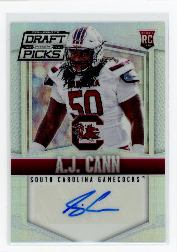 AJ Cann Panini Prizm Collegiate Draft Picks #159 Autograph