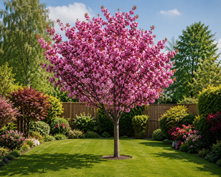 5 6ft XL Prunus Royal Burgundy Japanese Flowering Cherry Tree By Direct Plants