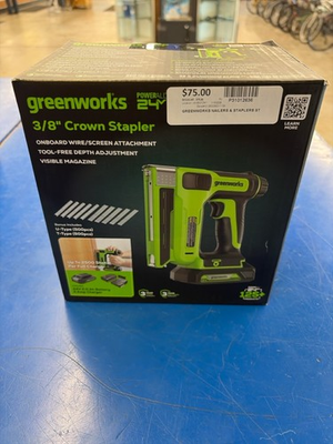 #ad GREENWORKS STG309 P31012636 $75.00
