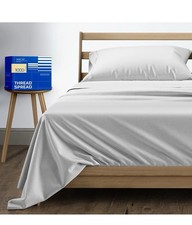 100 Pure Egyptian Cotton Sheets Twin Size - 1000 High Thread Count 3 PC Extra L