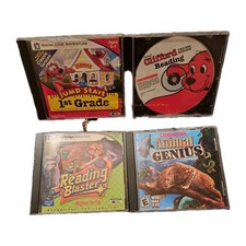 Clifford The Big Red Dog Reading  3 More PC Learning Games Ages 5-12 Animals