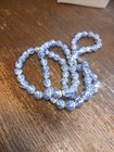 Antique Blue White Chinese Export Bead Necklace Knotted Barrel Clasp Art Deco? — photo 2